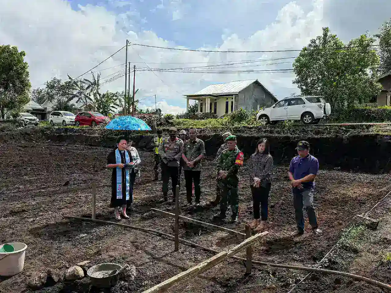 Peletakan Batu Pertama Koperasi Merah Putih, Dorong Ekonomi Masyarakat Tompaso